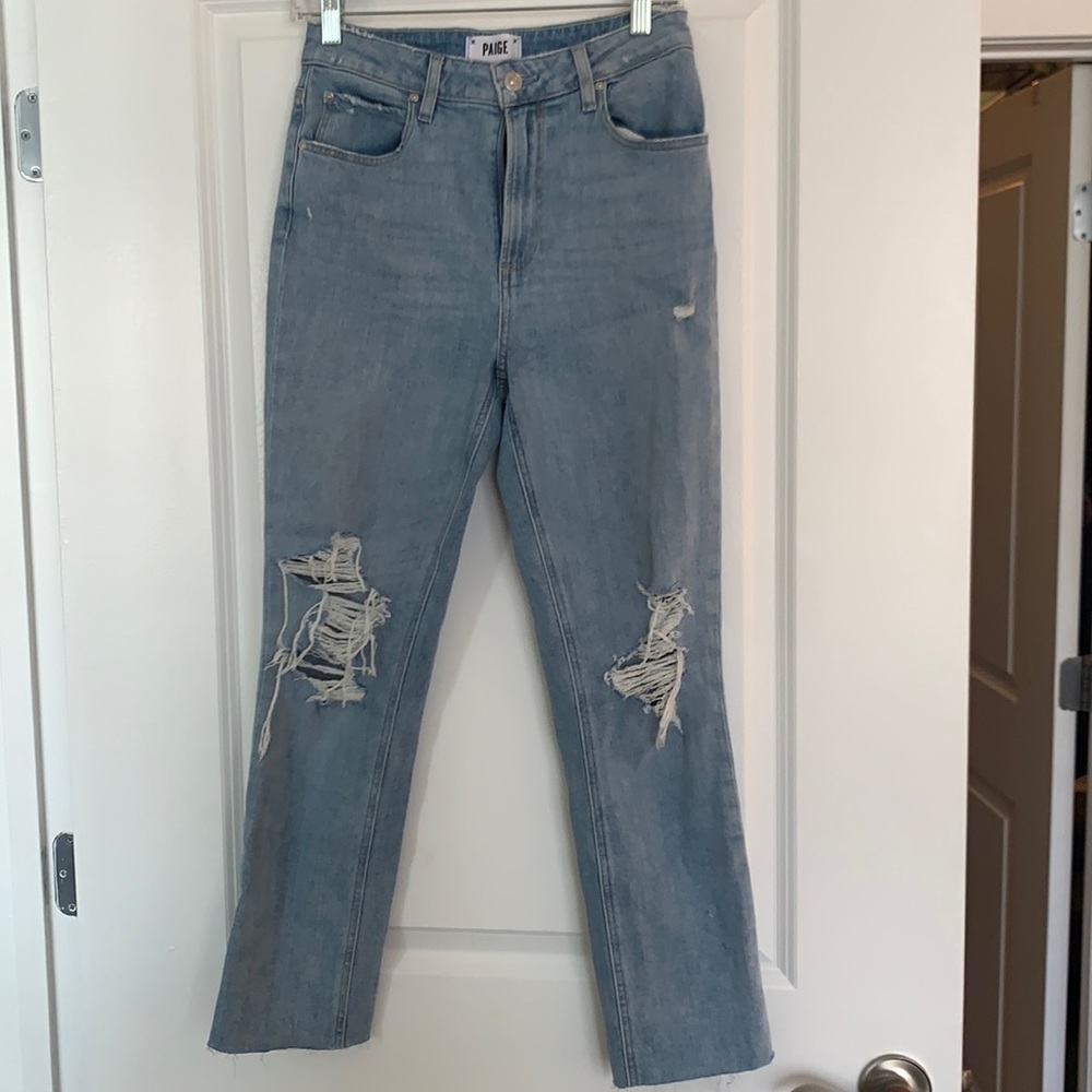 Paige straight leg jeans